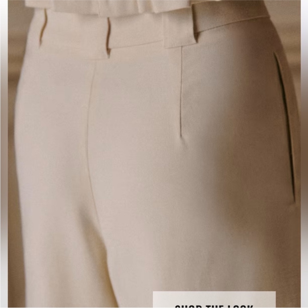 Sezane Loulou Trousers Wide-Leg pants - Picture 3 of 7
